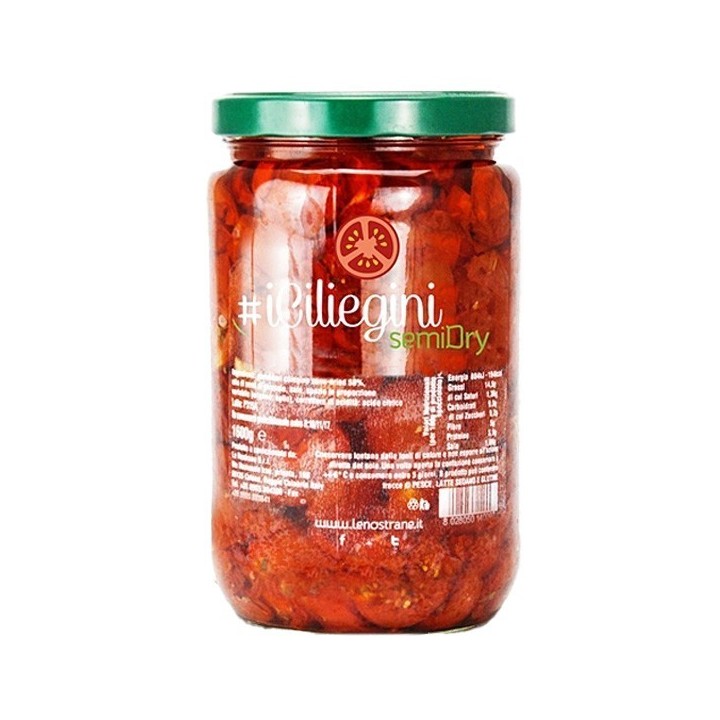 Semidried körsbärstomater Le Nostrane 1 600 g - 3