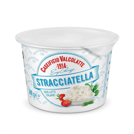Stracciata (Komjölk) 300 g Valcolatte