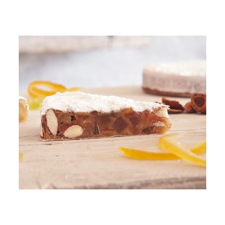 Panforte Margherita Sapori – kaka i genomskärning
