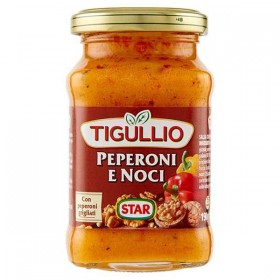 Pesto grillad paprika och valnötter 185g Tigullio - 1
