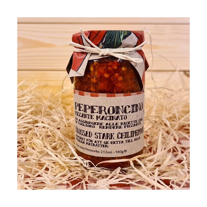 Peperoncino Macinato - Krossad stark Chilipeppar 180 g Sapori - 1