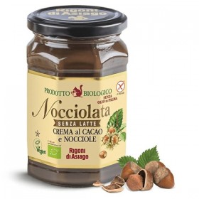 Choklad och Hasselnötskräm laktosfri EKO 250g Rigoni - 1