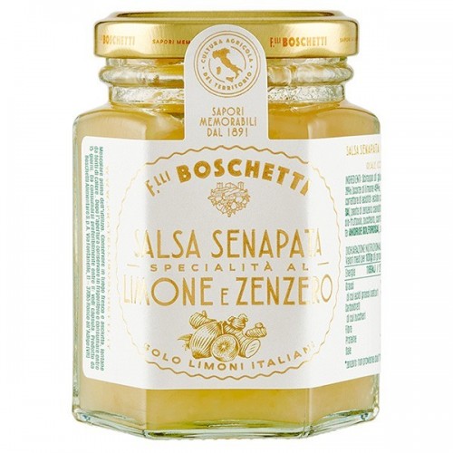 Salsa senapata di limone e zenzero 130 g Boschetti - 1