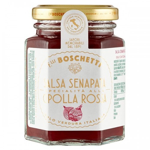Salsa senapata di cipolla rossa 130 g Boschetti - 1