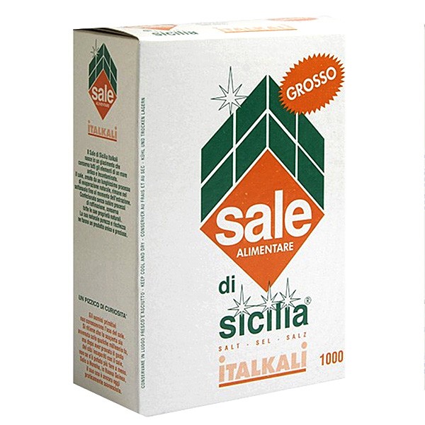 Grovsalt från Sicilia 1 kg Italkali - 1