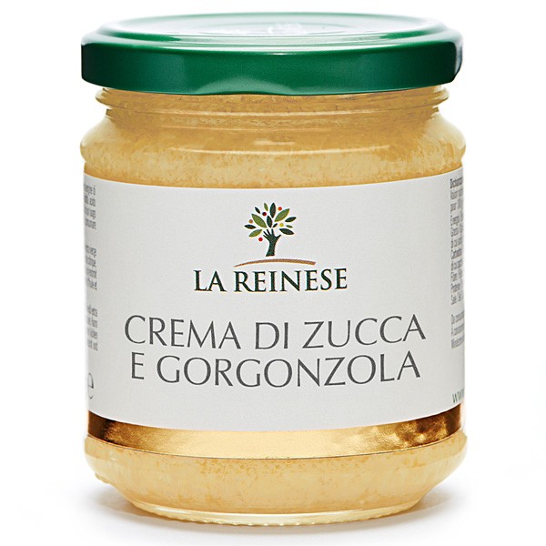 Crema di zucca e gorgonzola - Pumpa och gorgonzolakräm 180 g La Reinese - 1