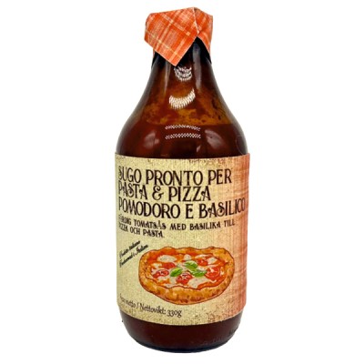 Pizzasås med basilika 330 g Sapori - 1