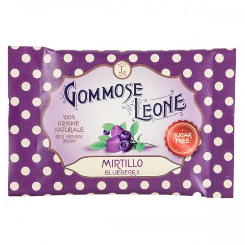 Gommose Sugerfree Mirtillo påse 35 g Leone - 1