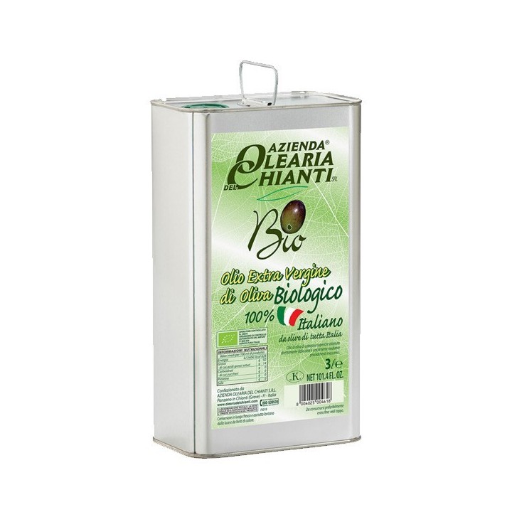 Olio Biologico 3lt. Azienda Olearia del Chianti - 1