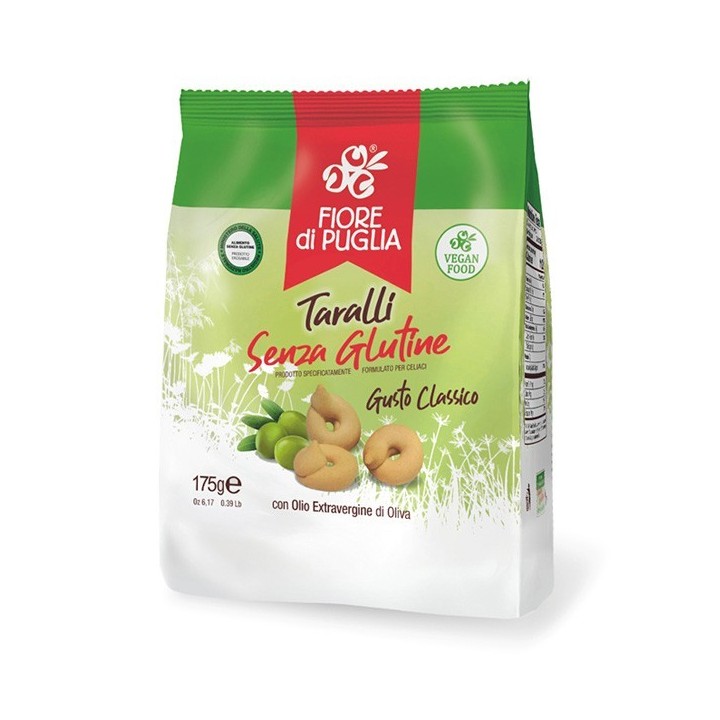 Taralli glutenfri 175 g Fiore di Puglia - 1