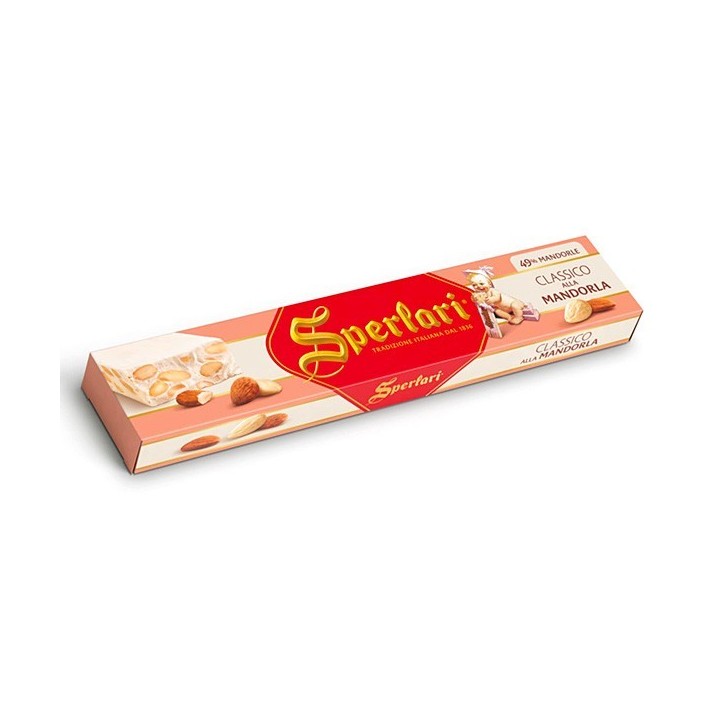 Sperlari Classico torrone Bianco - Italiensk vit nougat 150 g - 1
