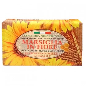 Saponetta Marsiglia In Fiore Miele e Girasole 125 g Nesti - 1