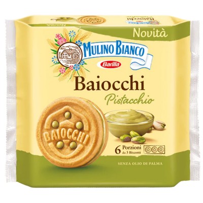 Baiocchi al Pistacchio 168g Mulino Bianco - 1