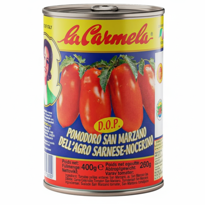 San Marzano tomater D.O.P. 400 g La Carmela - 1
