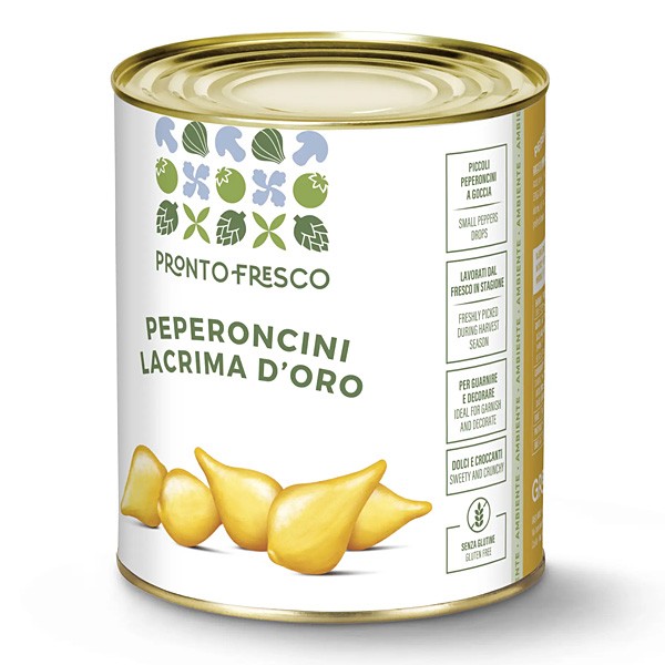 Peperoncini Dolcelacrima 790 g Prontofresco Gul - 1 Peperoncini Dolcelacrima 790 g Prontofresco Gul - 1