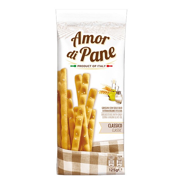 Grissini Salati 125 g Amor di Pane - 1 Grissini Salati 125 g Amor di Pane - 1