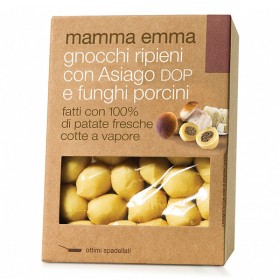 Gnocchi ripieni con Asiago e funghi Porcini 350 g Mamma Emma - 1