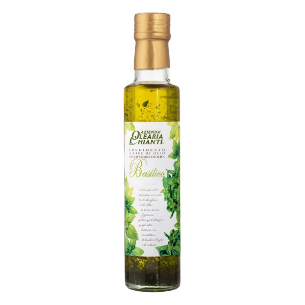 Olio al Basilico 250 ml Azienda Olearia del Chianti - 1