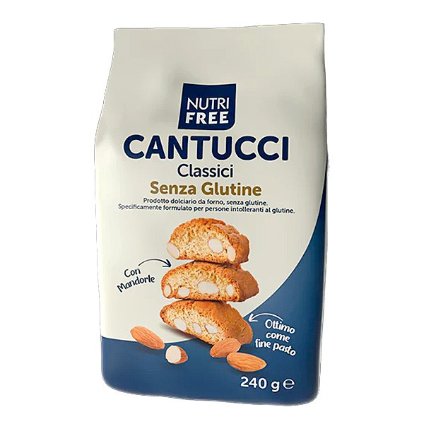 Cantucci alle mandorle - Glutenfria 240 g Nutrifree - 1