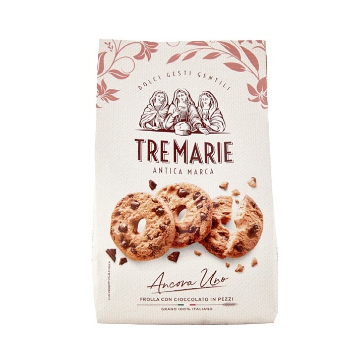 Tre Marie Biscotti frolla con gocce di Cioccolato 360g - 1
