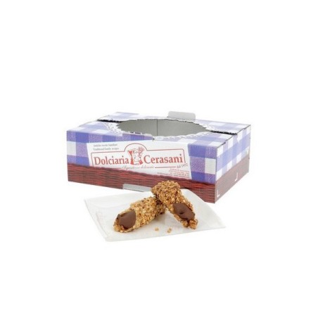 Crocco Cannoli farciti Crema gusto Gianduja 500 g Cerasani - 1
