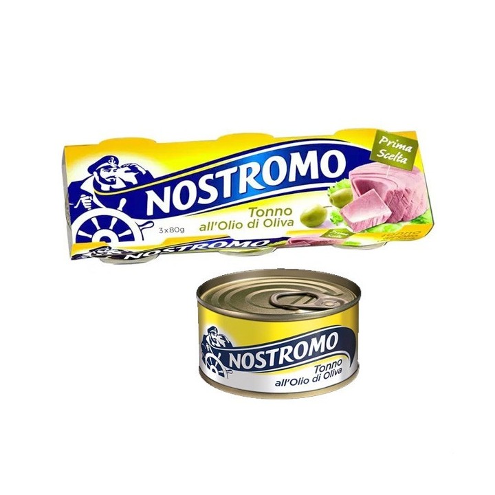 Tonno all'Olio di Oliva 3x70 g Nostromo - 1