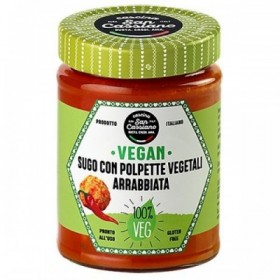 Sugo polpette arrabbiata VEGAN 290 g Cascina S. Cassiano - 1