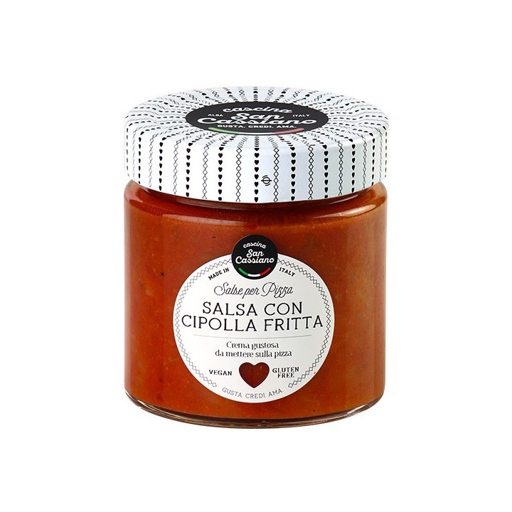 Salsa per pizza cipolla fritta 190 g Cascina S. Cassiano - 1