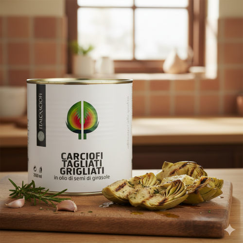 Carciofi Tagliati Grigliati 2,5 Kg Italcarciofi - 2
