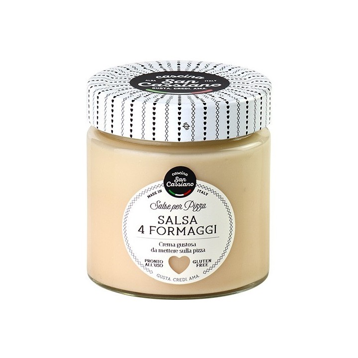 Salsa per pizza 4 formaggi 190 g Cascina S. Cassiano - 1
