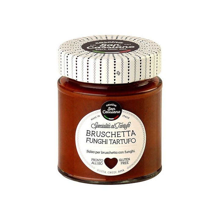 Bruschetta Pomodoro Funghi e Tartufo 130 g Cascina S. Cassiano - 1
