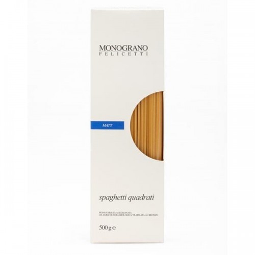 Ekologisk Spaghetti Quadrati Matt 500 g Felicetti - 1