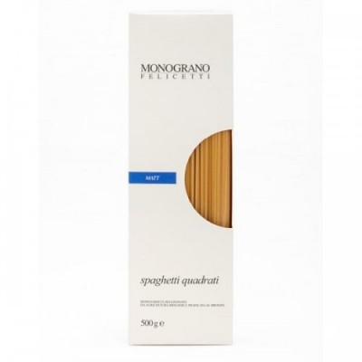 Ekologisk Spaghetti Quadrati Matt 500 g Felicetti - 1