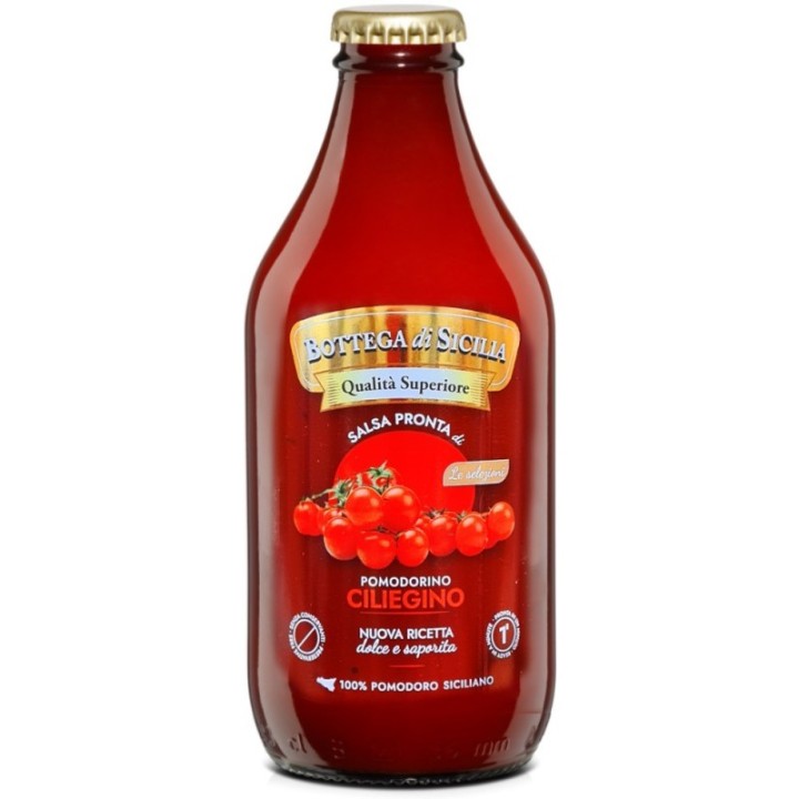 Salsa Ciliegino Rosso 330 g Bottega di Sicilia - 1