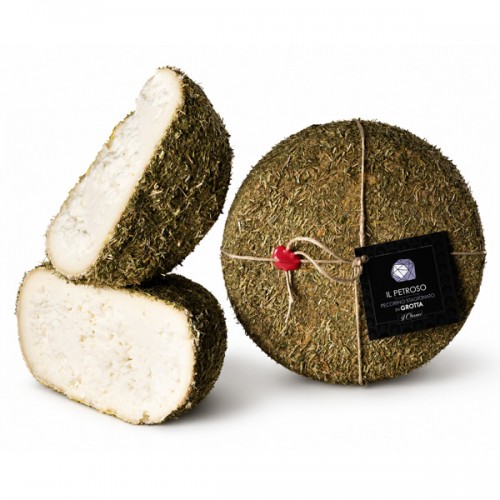 Pecorino in grotta Il Petroso 39:-/hg ca 300g Rocca Toscana - 1