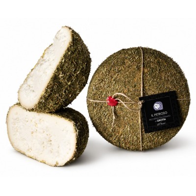 Pecorino in grotta Il Petroso 39:-/hg ca 300g Rocca Toscana - 1