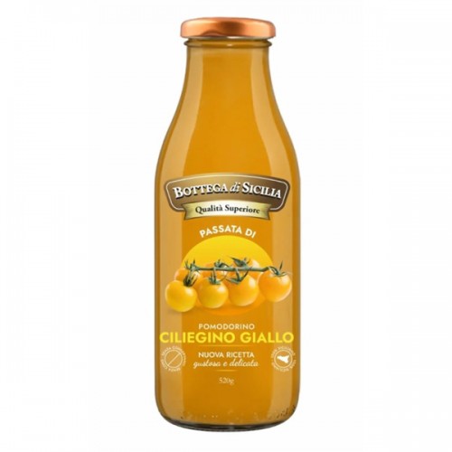 Passata Siciliana Ciliegino Giallo 520 g Bottega di Sicilia - 1