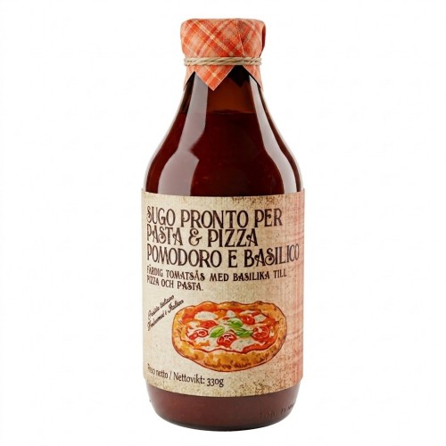 Pizzasås med basilika 330 g Sapori - 2