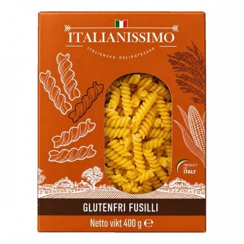 Fusilli Glutenfri 400 g Italianissimo - 1