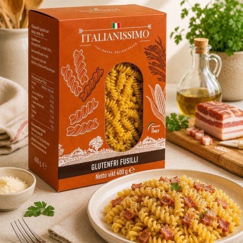 Fusilli Glutenfri 400 g Italianissimo - 2