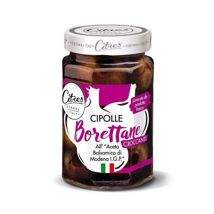 Cipolle Borettane in Aceto Balsamico 290 g Citres - 1
