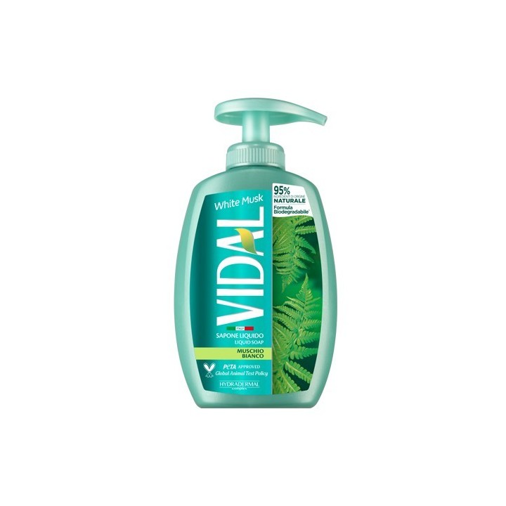 Sapone Liquido Muschio Bianco 250 ml  Vidal - 1