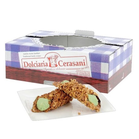 Crocco Cannoli farciti creama gusto Pistacchio 500 g Cerasani - 1