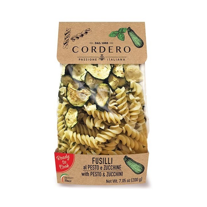 Fusilli pesto e zucchine 200 g Cordero - 1