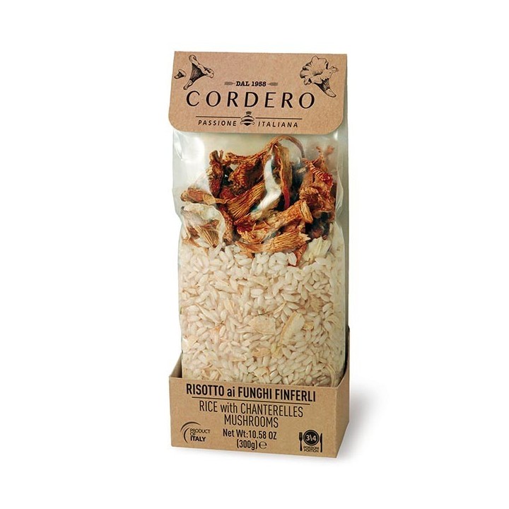Risotto con finferli 300 g Cordero - 1