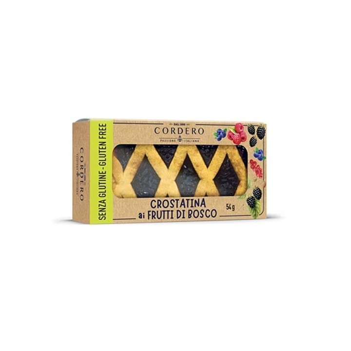 Crostatina ai Frutti di bosco Glutenfri 54 g Cordero - 1