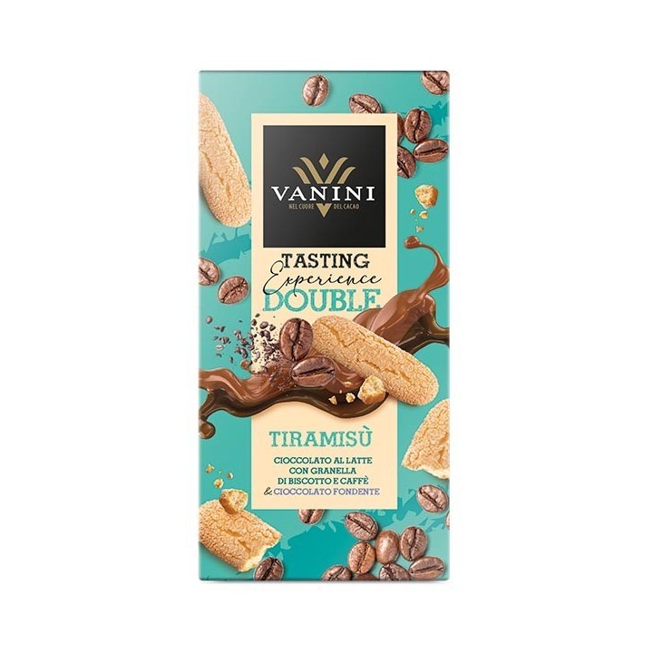 Cioccolato al gusto tiramisù 85 g Vanini - 1