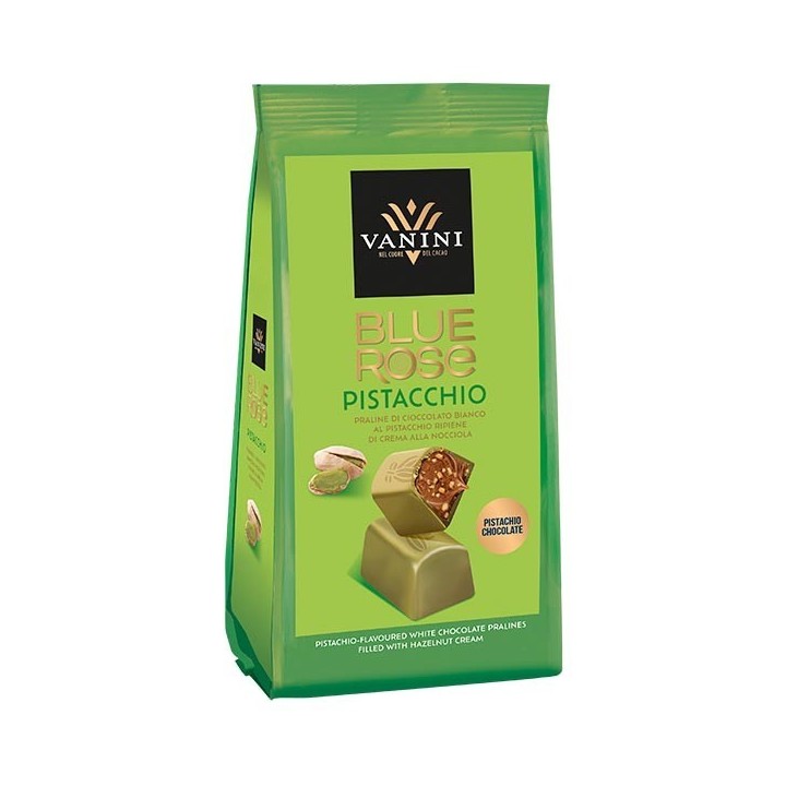 Le praline Blue Rose pistacchio 120 g Vanini - 1