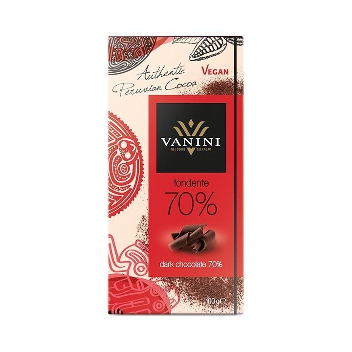 Fondente 70% monorigine Perù 100 g Vanini - 1