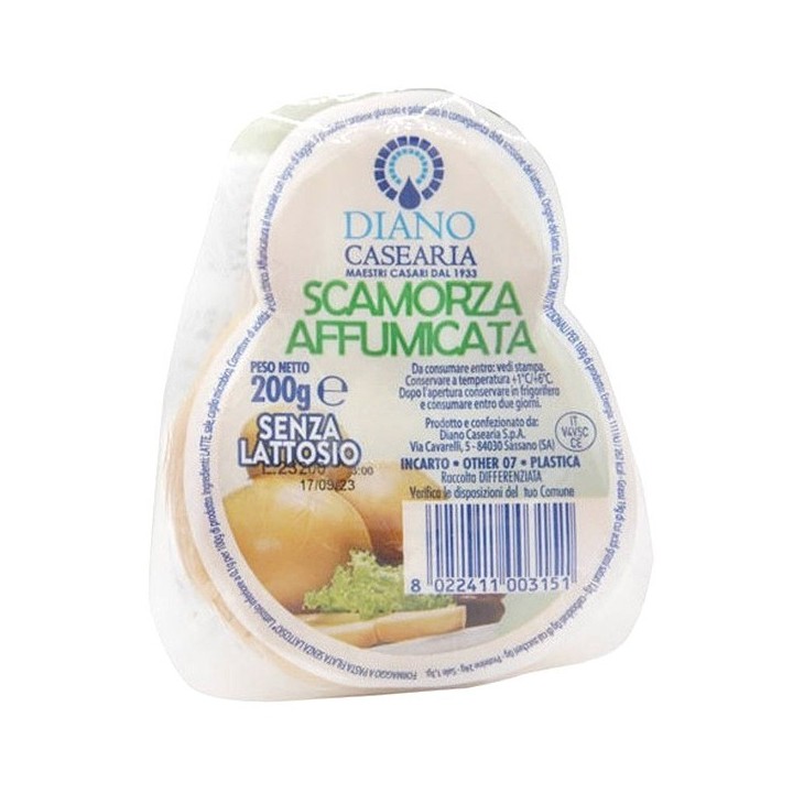 Scamorza Affumicata Senza Lattosio 200 g Diano - 1